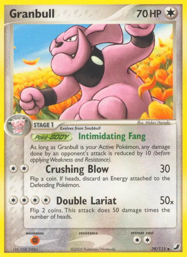 Granbull – EX Verborgene Mächte 39
