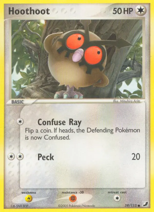Hoothoot – EX Verborgene Mächte 59
