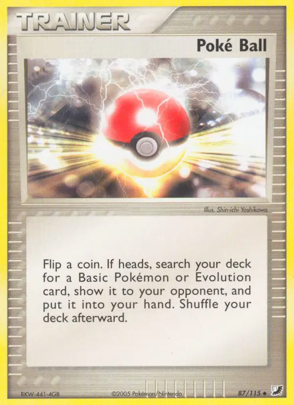 Poké Ball – EX Verborgene Mächte 87