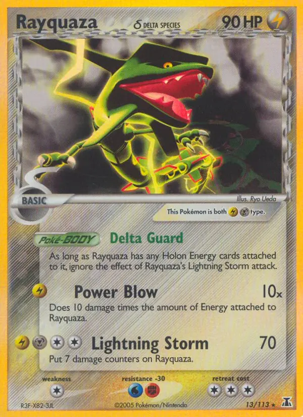 Rayquaza δ – EX Delta Species 13