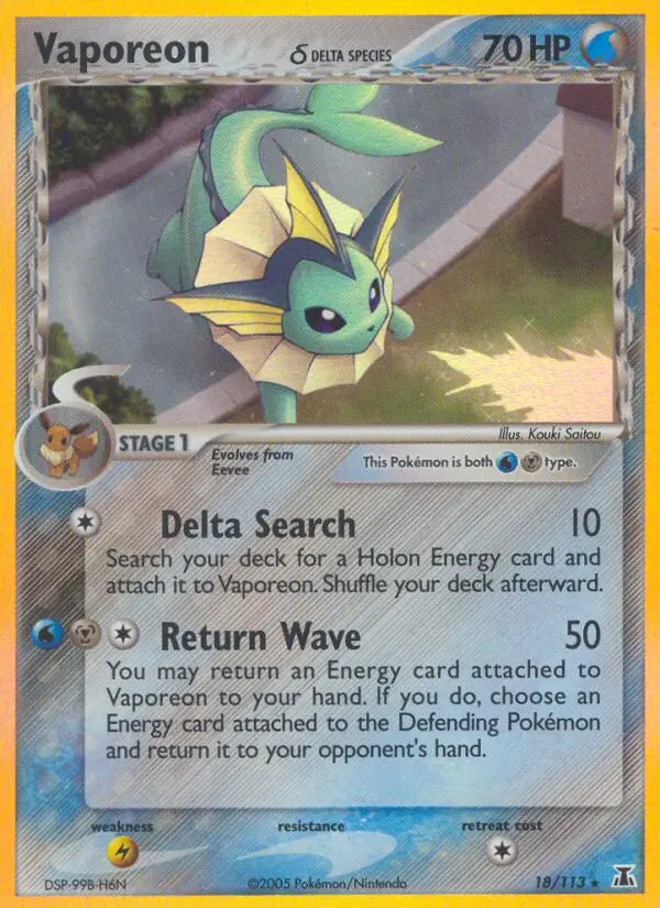 Aquana δ – EX Delta Species 18