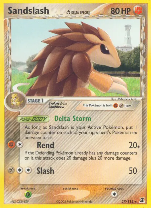 Sandamer δ – EX Delta Species 27
