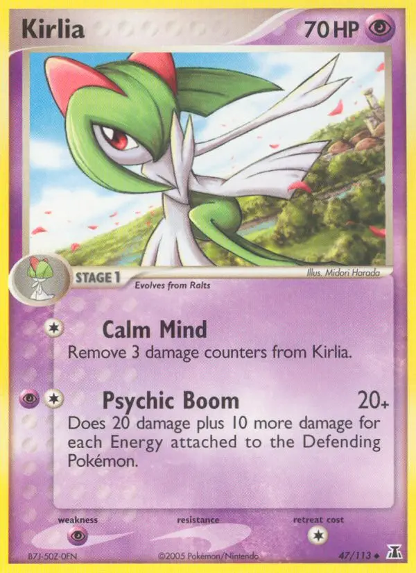 Kirlia – EX Delta Species 47
