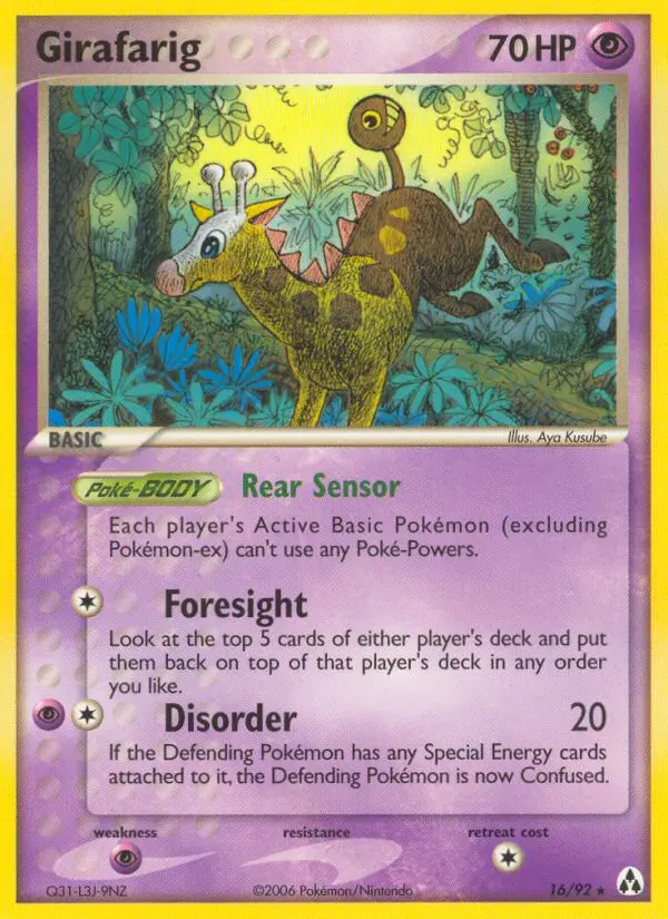 Girafarig – EX Legend Maker 16
