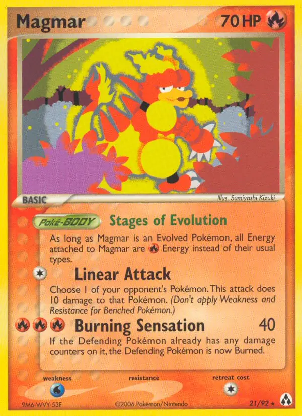 Magmar – EX Legend Maker 21