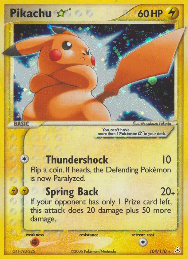 Pikachu * – EX Holon Phantoms 104