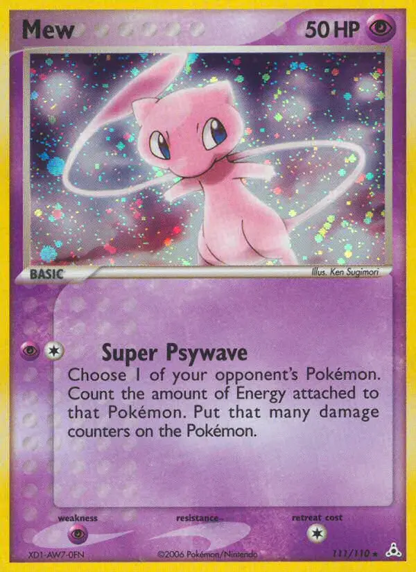 Mew – EX Holon Phantoms 111