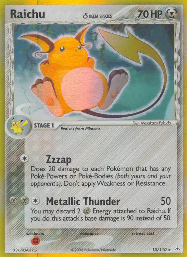 Raichu δ – EX Holon Phantoms 15