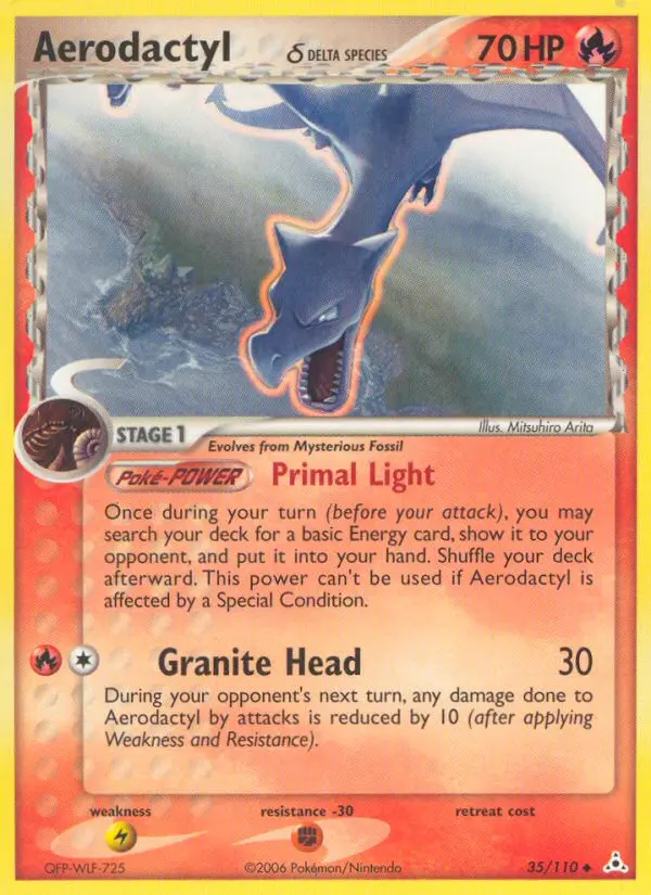 Aerodactyl δ – EX Holon Phantoms 35