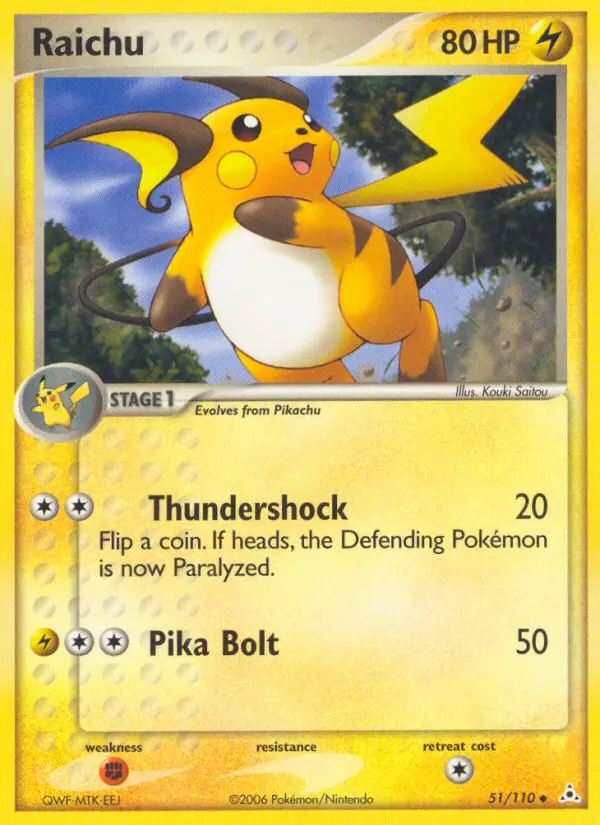 Raichu – EX Holon Phantoms 51