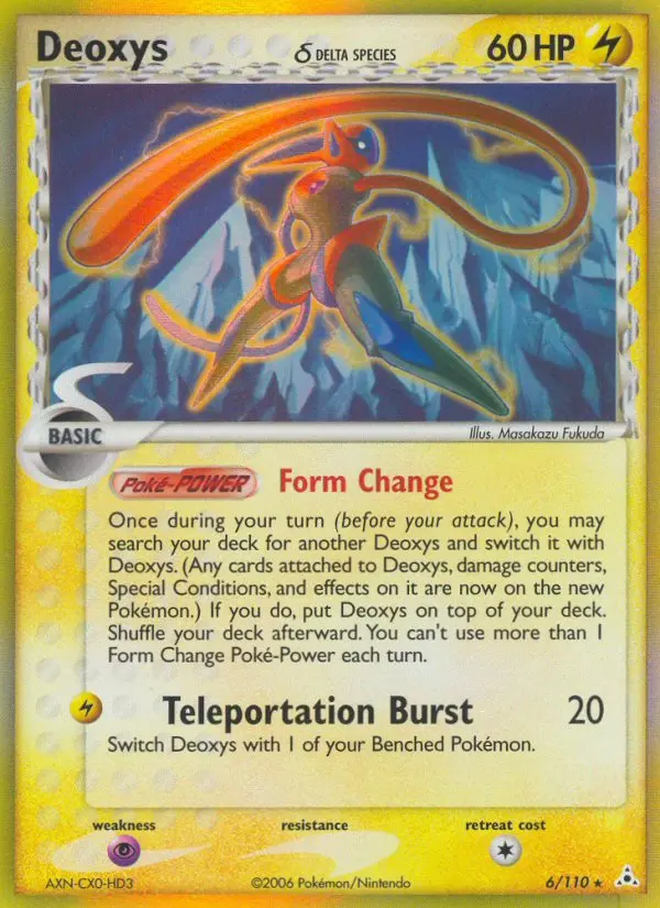 Deoxys δ – EX Holon Phantoms 6