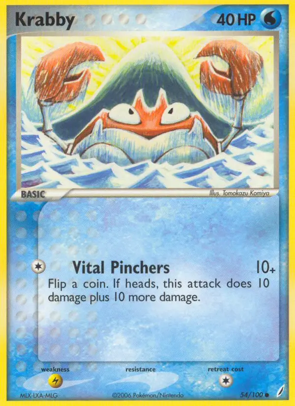 Krabby – EX Crystal Guardians 54