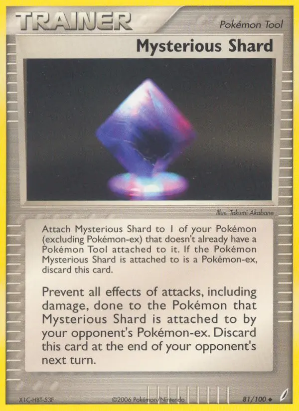 Mysteriöser Splitter – EX Crystal Guardians 81