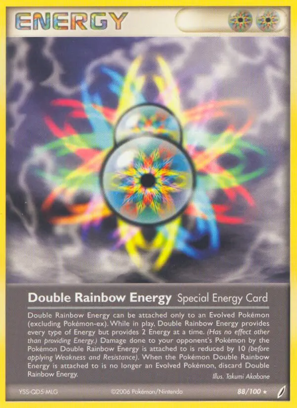 Doppel-Regenbogen-Energie – EX Crystal Guardians 88