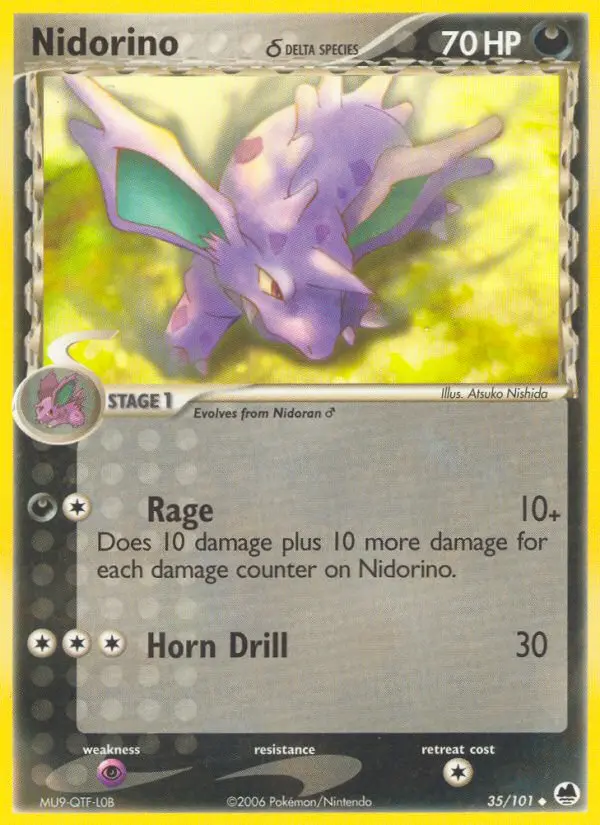 Nidorino δ – EX Dragon Frontiers 35