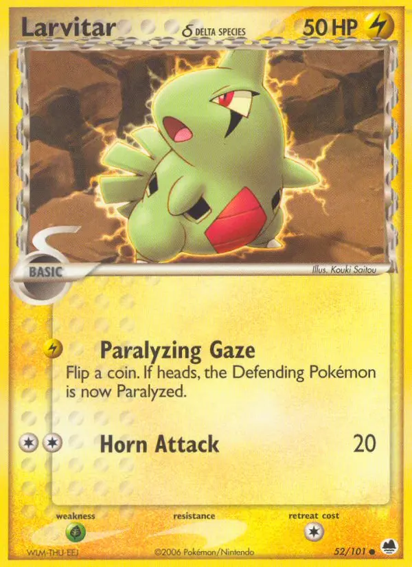 Larvitar δ – EX Dragon Frontiers 52