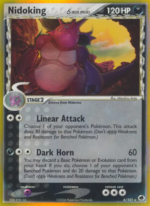 Nidoking δ – EX Dragon Frontiers 6