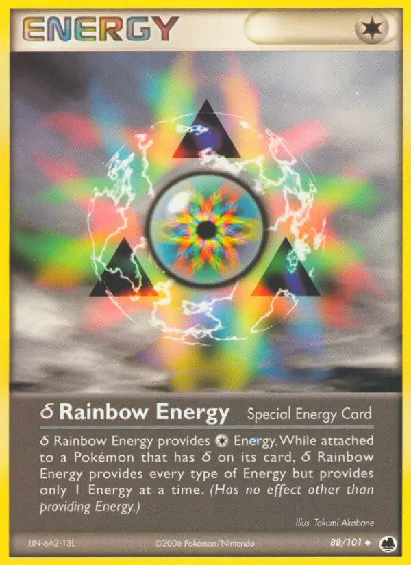 δ Regenbogen-Energie – EX Dragon Frontiers 88