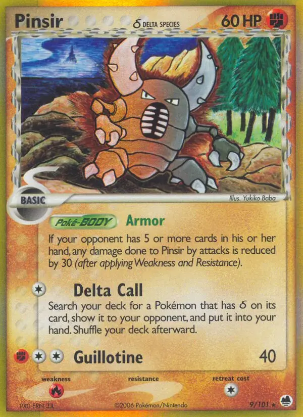 Pinsir δ – EX Dragon Frontiers 9