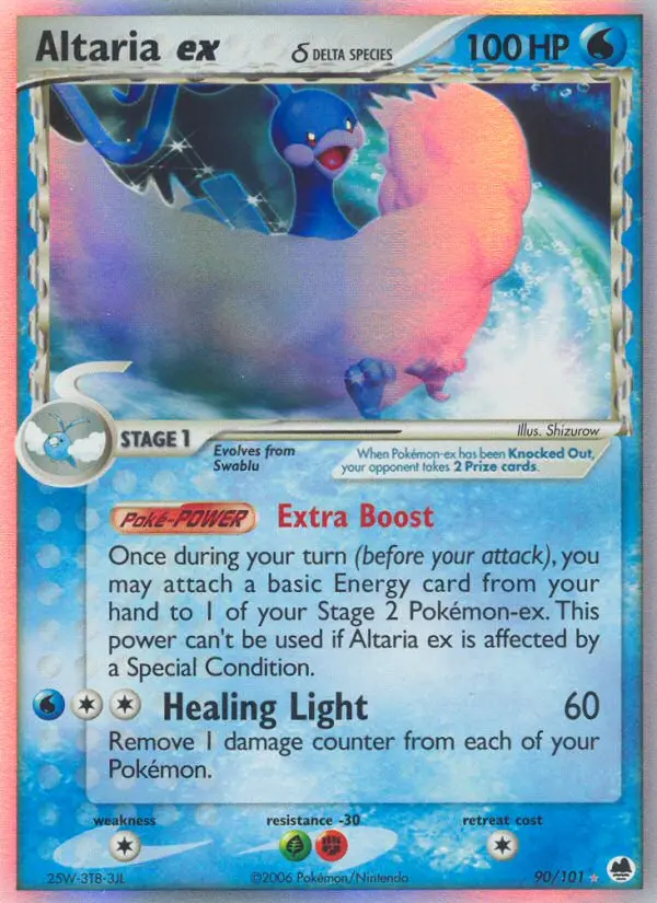 Altaria-ex δ – EX Dragon Frontiers 90