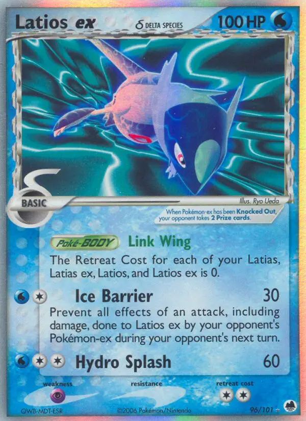 Latios-ex δ – EX Dragon Frontiers 96