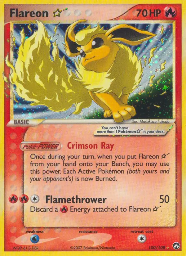Flamara ☆ – EX Power Keepers 100