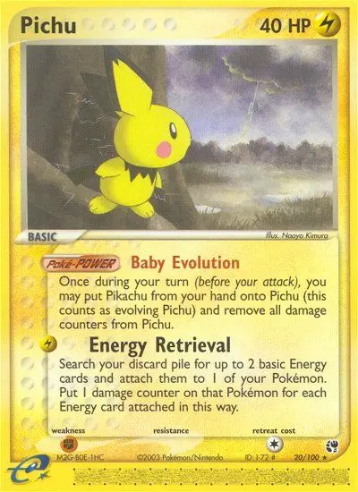 Pichu – EX Sandsturm 20