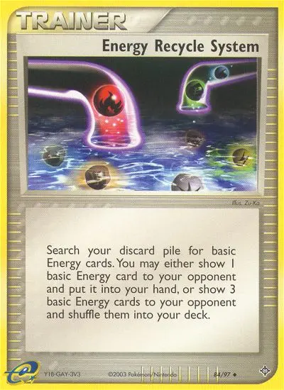 Energie Wiederverwertung – EX Drache 84