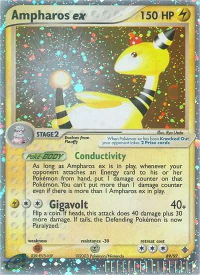 Ampharos-ex – EX Drache 89