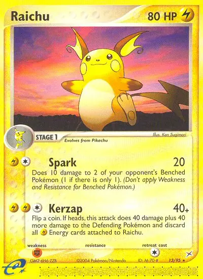 Raichu – EX Team Magma vs Team Aqua 13