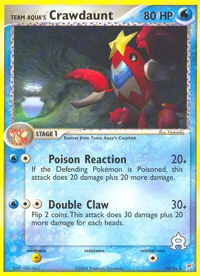 Team Aquas Krebutack – EX Team Magma vs Team Aqua 14
