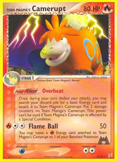 Team Magmas Camerupt – EX Team Magma vs Team Aqua 19