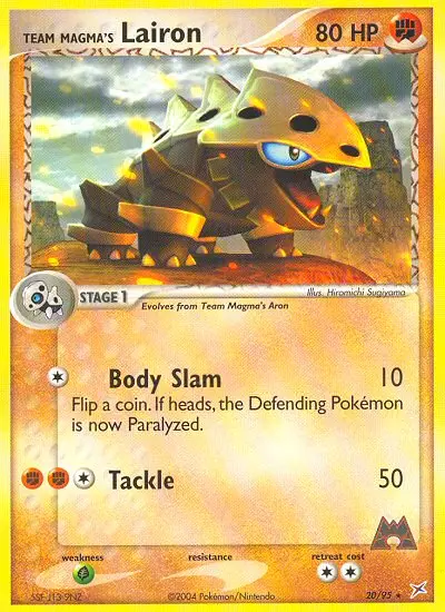 Team Magmas Stollrak – EX Team Magma vs Team Aqua 20