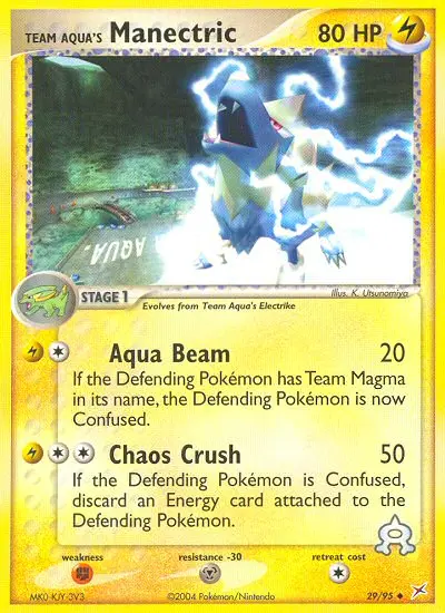 Team Aquas Voltenso – EX Team Magma vs Team Aqua 29