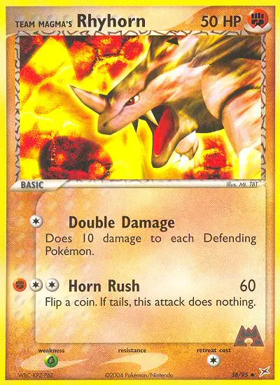 Team Magmas Rihorn – EX Team Magma vs Team Aqua 38