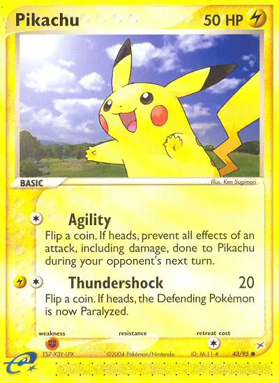 Pikachu – EX Team Magma vs Team Aqua 43