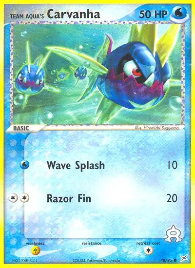 Team Aquas Kanivanha – EX Team Magma vs Team Aqua 48