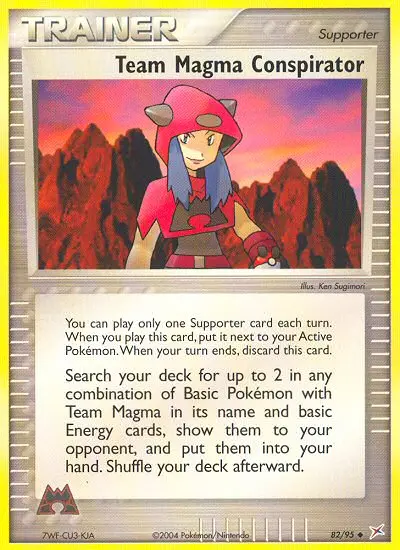 Team Magma Verschwörer – EX Team Magma vs Team Aqua 82