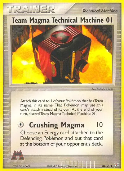 Team Magma Technische Maschine – EX Team Magma vs Team Aqua 84