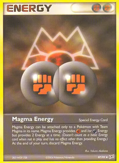 Magma-Energie – EX Team Magma vs Team Aqua 87