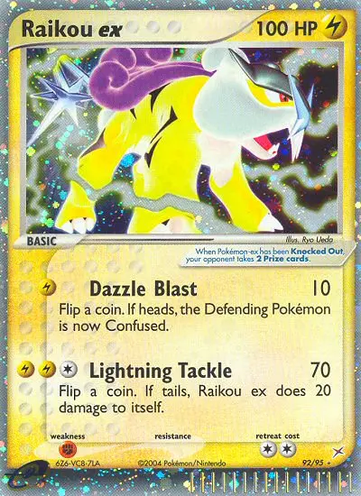 Raikou-ex – EX Team Magma vs Team Aqua 92