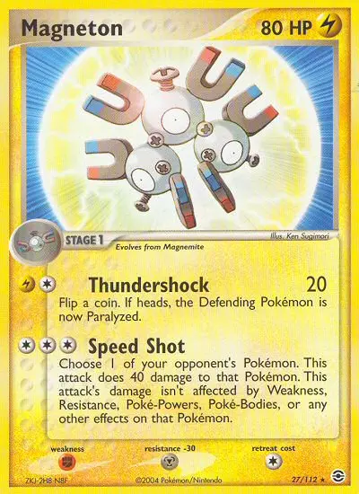 Magneton – EX Feuerrot & Blattgrün 27
