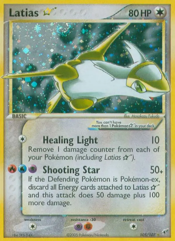 Latias ☆ – EX Deoxys 105