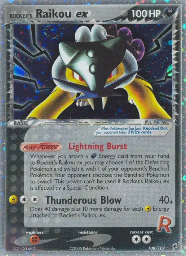 Rockets Raikou-ex – EX Deoxys 108