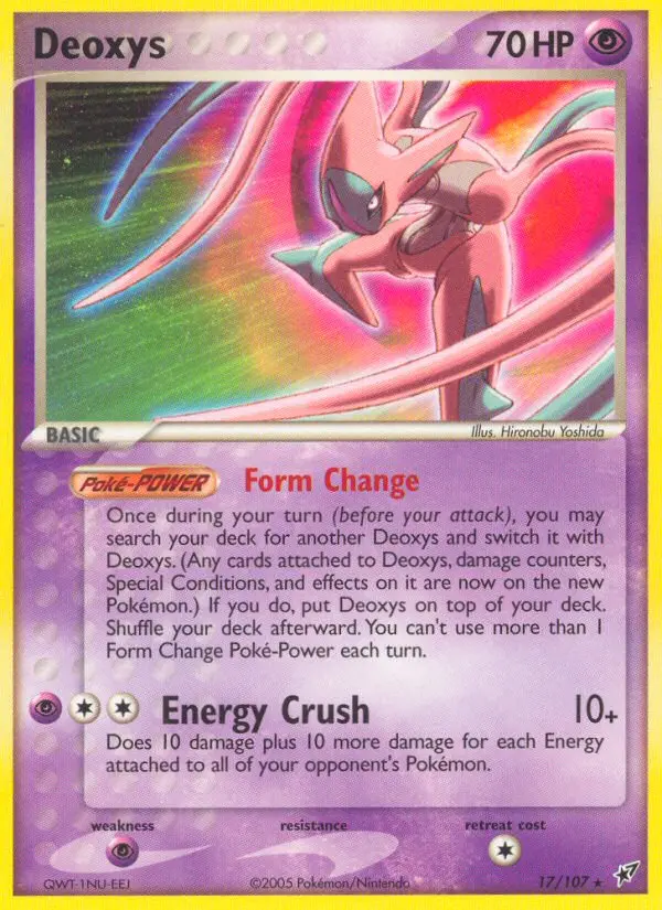 Deoxys – EX Deoxys 17