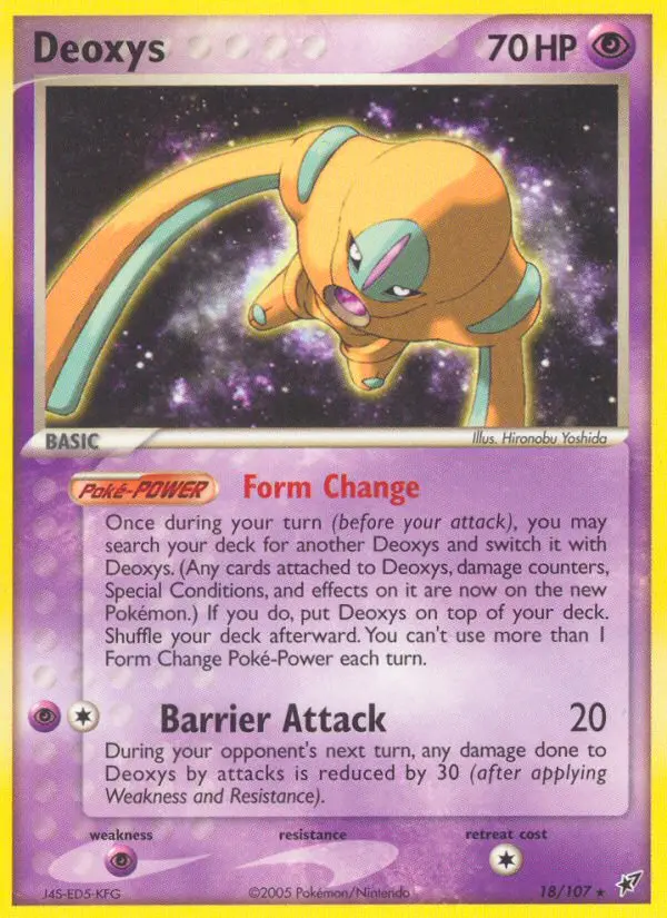 Deoxys – EX Deoxys 18