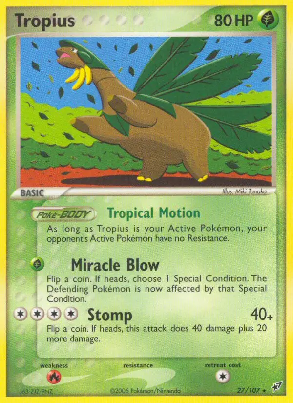 Tropius – EX Deoxys 27