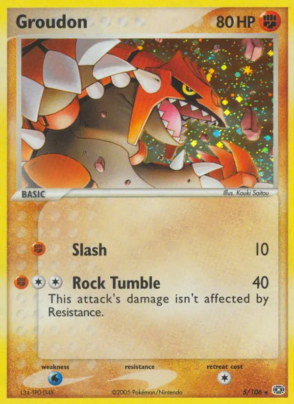 Groudon – EX Smaragd 5