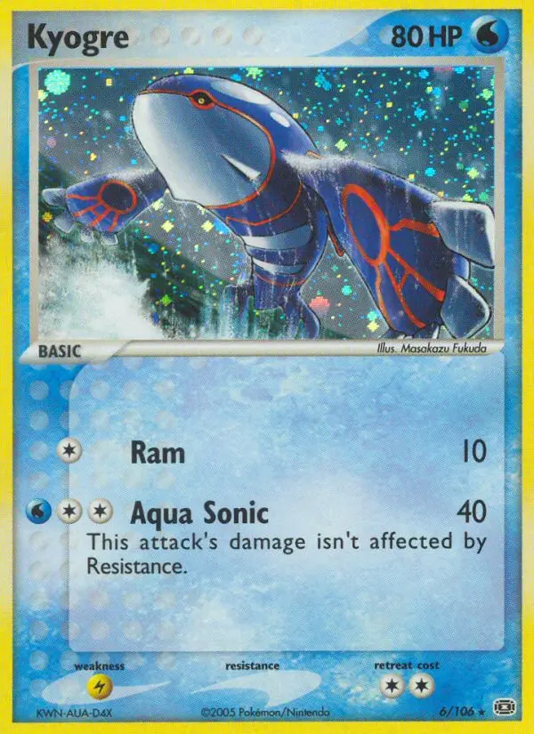 Kyogre – EX Smaragd 6