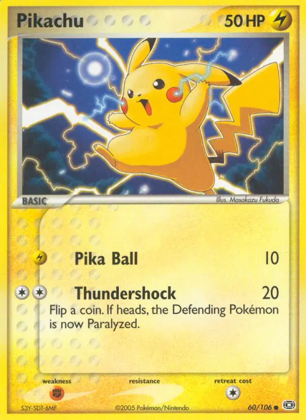 Pikachu – EX Smaragd 60